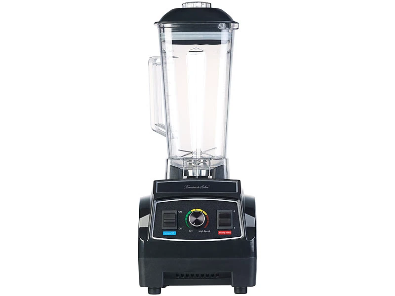 Rosenstein & Söhne Mixer Smoothie:Profi-Retro-Standmixer, 1.500 W, 2 L, BPA-frei, Versandrückläufer 3 Rosenstein & Söhne Mixer Smoothie:Profi-Retro-Standmixer, 1.500 W, 2 L, BPA-frei, Versandrückläufer – Bild 3