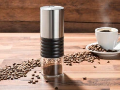 Rosenstein & Söhne Kaffeemühle 12 Volt:Elektrische Akku-Kaffeemühle Mit Keramik-Mahlwerk, USB Ladebuchse -Rosenstein & Söhne Shop nx8231 10