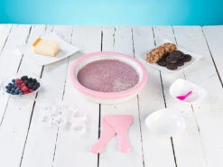 TokioKitchenWare Eisplatte:Eis-Teppanyaki-Platte Zum Zubereiten Von Ice Cream Rolls Aus Speiseeis 18 TokioKitchenWare Eisplatte:Eis-Teppanyaki-Platte Zum Zubereiten Von Ice Cream Rolls Aus Speiseeis -Rosenstein & Söhne Shop nx8410 3 1