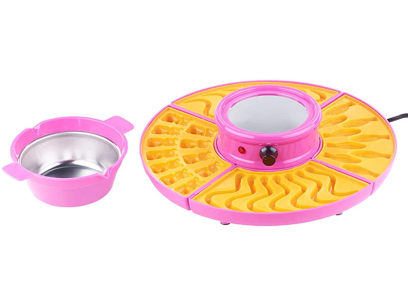 Rosenstein & Söhne Gummibärenmaschine:Gummibärchen-Maschine Und Schokokonfekt-Maker Mit Gussformen-Set, 25 W 3 Rosenstein & Söhne Gummibärenmaschine:Gummibärchen-Maschine Und Schokokonfekt-Maker Mit Gussformen-Set, 25 W – Bild 3