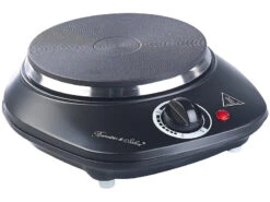 Rosenstein & Söhne Mini Kochplatte:Kompakte Elektrische Einzel-Kochplatte, 1.000 Watt, 155 Mm, Stufenlos -Rosenstein & Söhne Shop nx8555 5 1