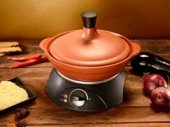 Rosenstein & Söhne Schmortopf Elektrisch:Elektrischer Tajine-Tontopf Mit Deckel, Ø 30 Cm, 2 Liter, 300 Watt 11 Rosenstein & Söhne Schmortopf Elektrisch:Elektrischer Tajine-Tontopf Mit Deckel, Ø 30 Cm, 2 Liter, 300 Watt -Rosenstein & Söhne Shop nx8563 4