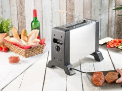Rosenstein & Söhne Vertikalgrill Elektrisch:Vertikaler Infrarot-Tischgrill Mit 24 X 18 Cm Grillfläche & 1.000 Watt -Rosenstein & Söhne Shop nx8644 6