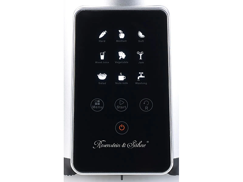 Rosenstein & Söhne Gemüsepresse:3in1-Slow-Juicer & Entsafter Mit Gemüse-Reibe & Eis-Aufsatz, 200 Watt 8 Rosenstein & Söhne Gemüsepresse:3in1-Slow-Juicer & Entsafter Mit Gemüse-Reibe & Eis-Aufsatz, 200 Watt – Bild 8