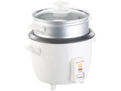 Rosenstein & Söhne Rice Cooker:Mini-Reiskocher Mit Dampfgar-Einsatz & Warmhaltefunktion, 0,5 L, 350 W 11 Rosenstein & Söhne Rice Cooker:Mini-Reiskocher Mit Dampfgar-Einsatz & Warmhaltefunktion, 0,5 L, 350 W -Rosenstein & Söhne Shop nx8995 2