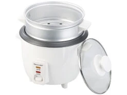 Rosenstein & Söhne Rice Cooker:Mini-Reiskocher Mit Dampfgar-Einsatz & Warmhaltefunktion, 0,5 L, 350 W 12 Rosenstein & Söhne Rice Cooker:Mini-Reiskocher Mit Dampfgar-Einsatz & Warmhaltefunktion, 0,5 L, 350 W -Rosenstein & Söhne Shop nx8995 3