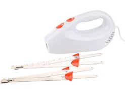 Rosenstein & Söhne Elektrisches Messer:Elektromesser Mit 2 Edelstahl-Doppelklingen & Sicherheitssystem, 180 W -Rosenstein & Söhne Shop nx9202 2