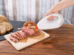 Rosenstein & Söhne Elektrisches Messer:Elektromesser Mit 2 Edelstahl-Doppelklingen & Sicherheitssystem, 180 W -Rosenstein & Söhne Shop nx9202 3