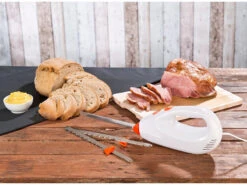 Rosenstein & Söhne Elektrisches Messer:Elektromesser Mit 2 Edelstahl-Doppelklingen & Sicherheitssystem, 180 W -Rosenstein & Söhne Shop nx9202 4