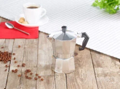 Rosenstein & Söhne Herdplatte:Elektrische Mini-Einzel-Kochplatte & Espresso-Kocher, 500 W, 3 Tassen -Rosenstein & Söhne Shop nx9253 4 1