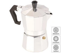 Rosenstein & Söhne Herdplatte:Elektrische Mini-Einzel-Kochplatte & Espresso-Kocher, 500 W, 3 Tassen -Rosenstein & Söhne Shop nx9253 5 1