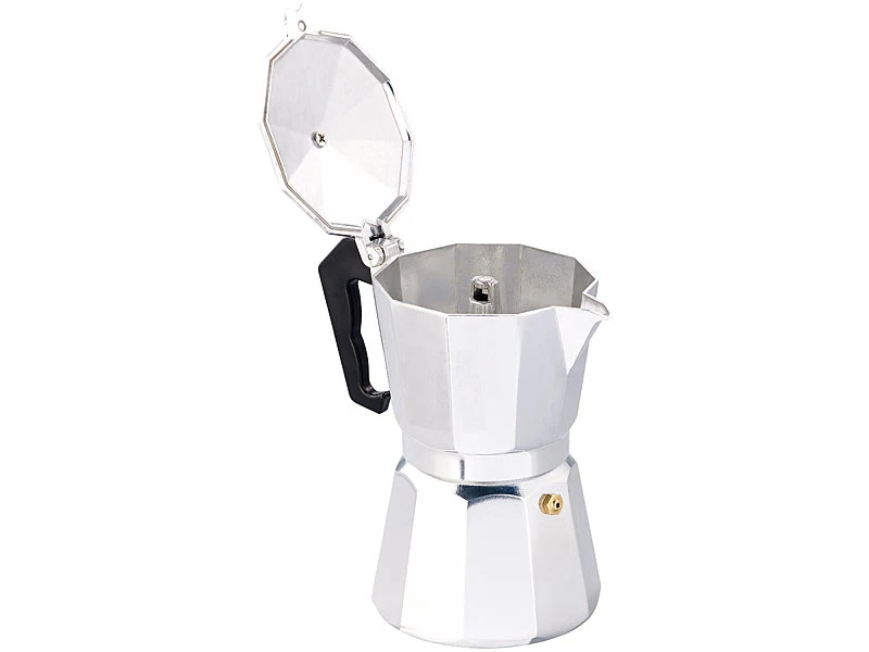 Cucina Di Modena Espressokocher:Espresso-Kocher Für 6 Tassen, Für Gas, Elektro-Herd Und Ceran-Feld 3 Cucina Di Modena Espressokocher:Espresso-Kocher Für 6 Tassen, Für Gas, Elektro-Herd Und Ceran-Feld – Bild 3