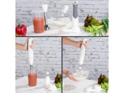 Sichler Stab-Mixer:Edelstahl-Akku-Stabmixer, 15 Min. Laufzeit, 120 W (Versandrückläufer) -Rosenstein & Söhne Shop nx9323 13