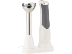 Sichler Pürierstab:Edelstahl-Akku-Stabmixer, 15 Min. Laufzeit, 120 W 12 Sichler Pürierstab:Edelstahl-Akku-Stabmixer, 15 Min. Laufzeit, 120 W -Rosenstein & Söhne Shop nx9323 6 1