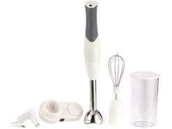 Sichler Stab-Mixer:Edelstahl-Akku-Stabmixer, 15 Min. Laufzeit, 120 W (Versandrückläufer) -Rosenstein & Söhne Shop nx9323 7