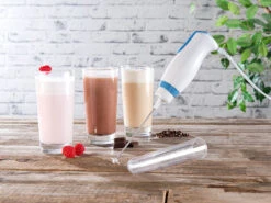 Rosenstein & Söhne Mini Rührgerät:Elektrischer Mini-Handmixer Mit Mixbecher-Aufsatz, Leiser Motor, 30 W -Rosenstein & Söhne Shop nx9338 6