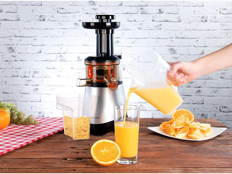 Rosenstein & Söhne Entsafter:Elektrischer Slow Juicer, 60 Umdrehungen/Min., Leiser Motor, 150 Watt 9 Rosenstein & Söhne Entsafter:Elektrischer Slow Juicer, 60 Umdrehungen/Min., Leiser Motor, 150 Watt – Bild 9