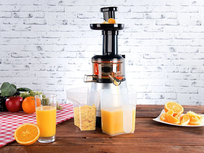 Rosenstein & Söhne Entsafter:Elektrischer Slow Juicer, 60 Umdrehungen/Min., Leiser Motor, 150 Watt 8 Rosenstein & Söhne Entsafter:Elektrischer Slow Juicer, 60 Umdrehungen/Min., Leiser Motor, 150 Watt – Bild 8
