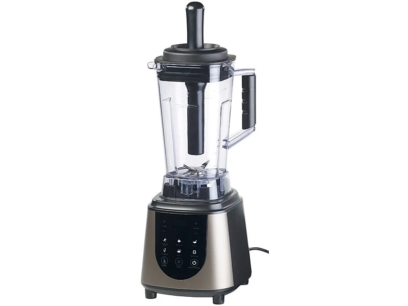 Rosenstein & Söhne Profi Küchenmixer:Profi-Standmixer Mit LED-Touch-Display, 2 Liter, 1.800 W, 30.000 U/min 2 Rosenstein & Söhne Profi Küchenmixer:Profi-Standmixer Mit LED-Touch-Display, 2 Liter, 1.800 W, 30.000 U/min – Bild 2