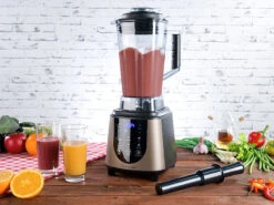 Rosenstein & Söhne Hochleistungs-Mixer:Profi-Standmixer Mit LED-Touch-Display, 2 Liter (Versandrückläufer) -Rosenstein & Söhne Shop nx9362 8