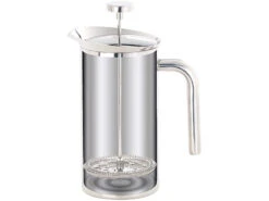 Alternative view of Rosenstein & Söhne Kaffeepresse:Thermo-Kaffeebereiter, French-Press, Edelstahl, Doppelwandig, 1 Liter
