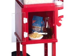 Alternative view of Rosenstein & Söhne Profi Popcornmaschine:Profi-Popcorn-Maschine "Cinema" Mit Rollwagen Im Retro-Design