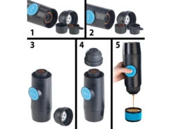 Cucina Di Modena USB Kaffeemaschine:USB-Mini-Espresso-Maker, Elektrische Pumpe 15 Bar USB, 90 Ml 10 Cucina Di Modena USB Kaffeemaschine:USB-Mini-Espresso-Maker, Elektrische Pumpe 15 Bar USB, 90 Ml -Rosenstein & Söhne Shop nx9411 14