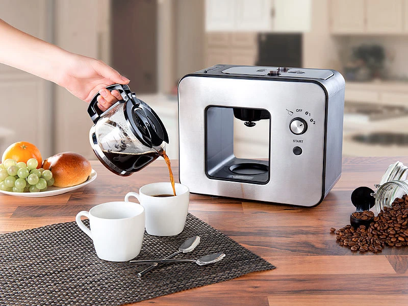 Rosenstein & Söhne Vollautomatische Kaffeemaschine, Bohnen-Mahlwerk (Versandrückläufer) 7 Rosenstein & Söhne Vollautomatische Kaffeemaschine, Bohnen-Mahlwerk (Versandrückläufer) – Bild 7