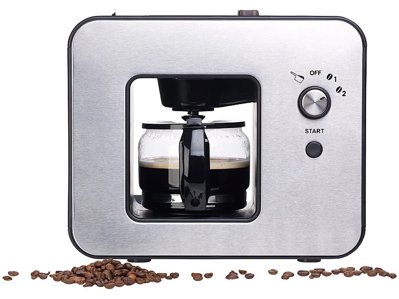 Rosenstein & Söhne Vollautomatische Kaffeemaschine, Bohnen-Mahlwerk (Versandrückläufer) 2 Rosenstein & Söhne Vollautomatische Kaffeemaschine, Bohnen-Mahlwerk (Versandrückläufer) – Bild 2