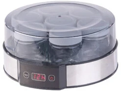 Rosenstein & Söhne Joghurtzubereiter:Joghurt-Maker Mit Zeitschaltuhr, 7 Portionsgläser Je 190 Ml, 20 Watt -Rosenstein & Söhne Shop nx9454 1
