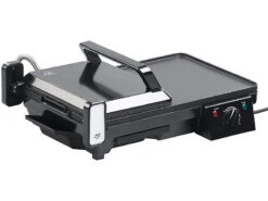 Rosenstein & Söhne Tischgrill Toaster:Elektrischer 2in1-Tischgrill Mit Kontaktgrill, Grillplatte, 2.000 Watt -Rosenstein & Söhne Shop nx9700 2 1