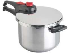 Rosenstein & Söhne Druckkochtopf:Edelstahl-Schnellkochtopf Mit Dampfgar-Einsatz, Bis 90 KPa, 6 L 18 Rosenstein & Söhne Druckkochtopf:Edelstahl-Schnellkochtopf Mit Dampfgar-Einsatz, Bis 90 KPa, 6 L -Rosenstein & Söhne Shop nx9743 2 1