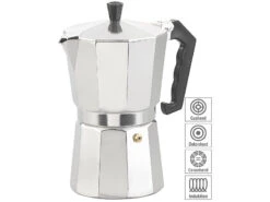 Cucina Di Modena Espressokocher Induktion:Espresso-Kocher Für 9 Tassen, 400 Ml, Für Alle Herd-Arten