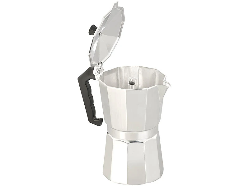 Cucina Di Modena Espresso Campingkocher:Espresso-Kocher Für 9 Tassen, 400 Ml, Für Gas- Versandrückläufer 3 Cucina Di Modena Espresso Campingkocher:Espresso-Kocher Für 9 Tassen, 400 Ml, Für Gas- Versandrückläufer – Bild 3