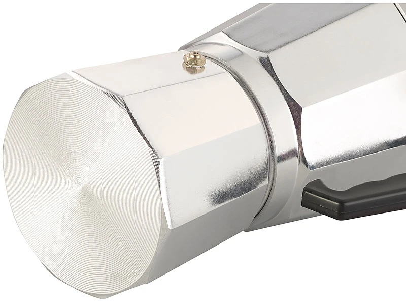 Cucina Di Modena Espresso Campingkocher:Espresso-Kocher Für 9 Tassen, 400 Ml, Für Gas- Versandrückläufer 4 Cucina Di Modena Espresso Campingkocher:Espresso-Kocher Für 9 Tassen, 400 Ml, Für Gas- Versandrückläufer – Bild 4
