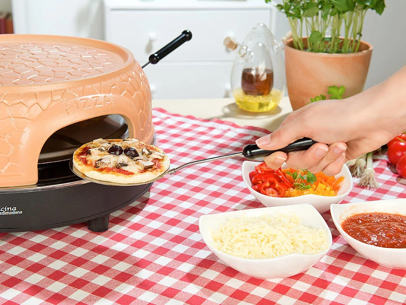 Cucina Di Modena Mini Pizza Steinofen:Pizzaofen Mit Echter Terrakotta-Haube Für 4 Personen 8 Cucina Di Modena Mini Pizza Steinofen:Pizzaofen Mit Echter Terrakotta-Haube Für 4 Personen – Bild 8
