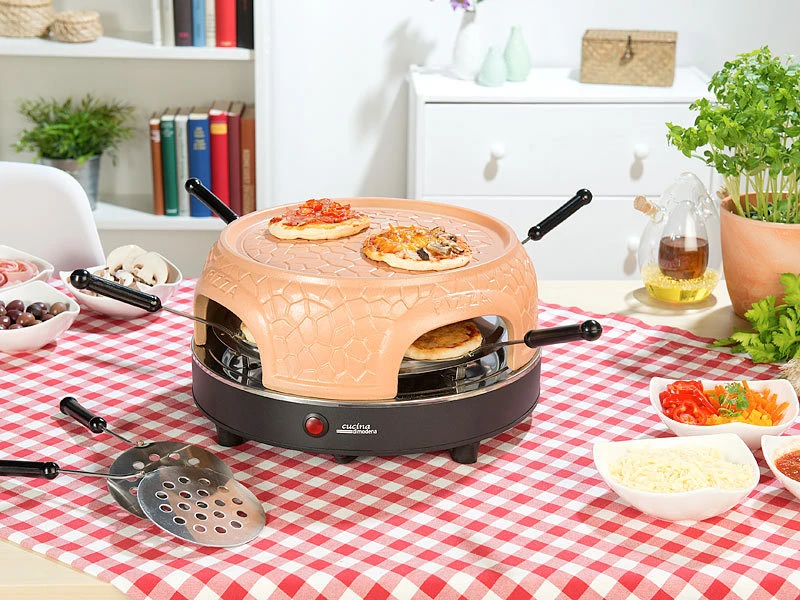 Cucina Di Modena Mini Pizzaofen:Pizzaofen Mit Echter Terrakotta-Haube Für 6 Personen 1 Cucina Di Modena Mini Pizzaofen:Pizzaofen Mit Echter Terrakotta-Haube Für 6 Personen