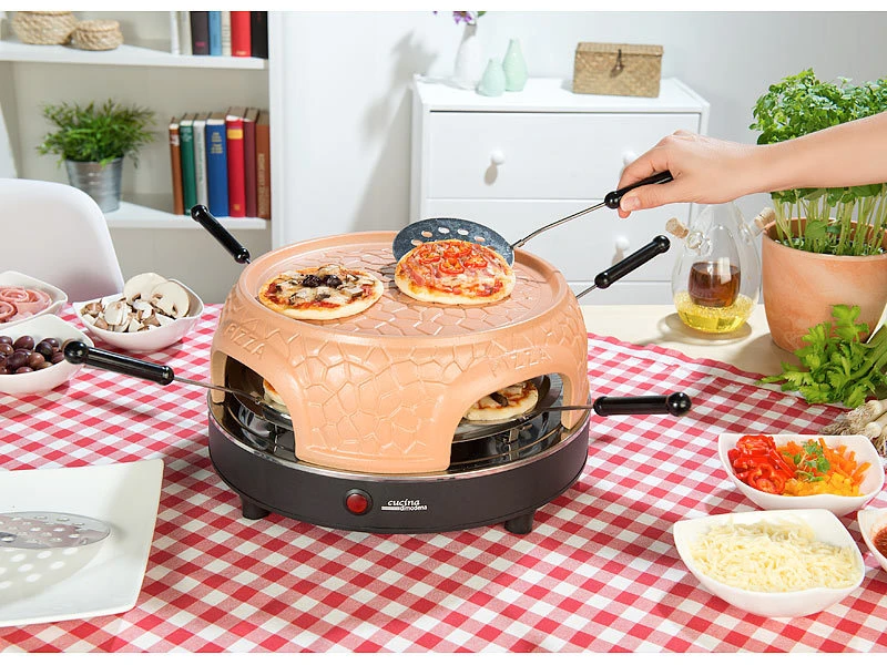 Cucina Di Modena Mini Pizzaofen:Pizzaofen Mit Echter Terrakotta-Haube Für 6 Personen 2 Cucina Di Modena Mini Pizzaofen:Pizzaofen Mit Echter Terrakotta-Haube Für 6 Personen – Bild 2