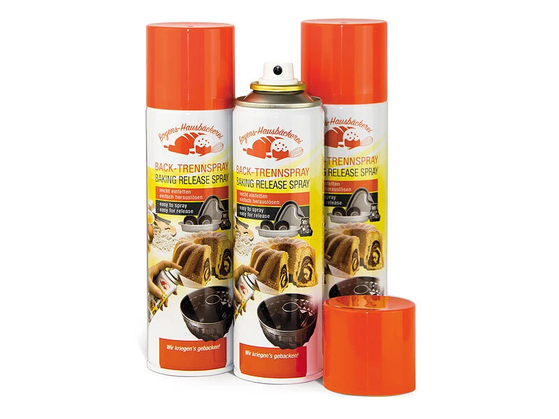 Boyens Backtrennspray:3er-Set Back-Trennspray Zum Einfetten Von Backformen/-blechen, 200 Ml 1 Boyens Backtrennspray:3er-Set Back-Trennspray Zum Einfetten Von Backformen/-blechen, 200 Ml