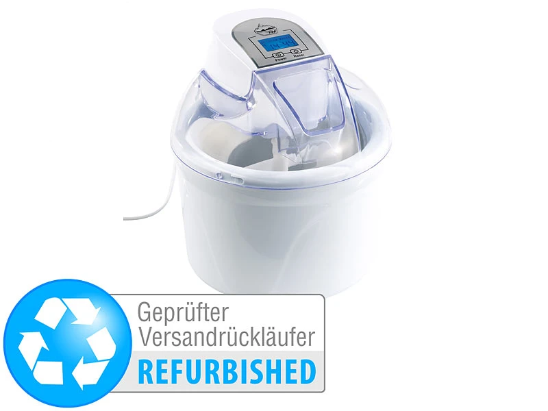Rosenstein & Söhne Eismaschine Mit LCD-Display (Versandrückläufer) 1 Rosenstein & Söhne Eismaschine Mit LCD-Display (Versandrückläufer)