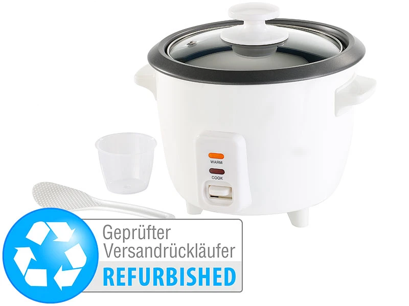 Rosenstein & Söhne Ricecooker:Reiskocher Mit Warmhaltefunktion,0,5 Liter,350 W 8 (Versandrückläufer) 1 Rosenstein & Söhne Ricecooker:Reiskocher Mit Warmhaltefunktion,0,5 Liter,350 W 8 (Versandrückläufer)