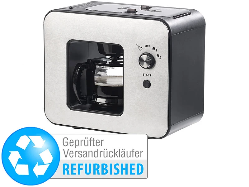 Rosenstein & Söhne Vollautomatische Kaffeemaschine, Bohnen-Mahlwerk (Versandrückläufer) 1 Rosenstein & Söhne Vollautomatische Kaffeemaschine, Bohnen-Mahlwerk (Versandrückläufer)