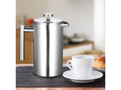 Rosenstein & Söhne Frenchpress-Kannen:2er-Set Thermo-Kaffeebereiter, French-Press, Edelstahl, 1 Liter 10 Rosenstein & Söhne Frenchpress-Kannen:2er-Set Thermo-Kaffeebereiter, French-Press, Edelstahl, 1 Liter -Rosenstein & Söhne Shop zx1949 3