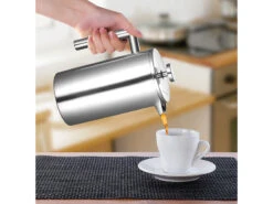 Rosenstein & Söhne Frenchpress-Kannen:2er-Set Thermo-Kaffeebereiter, French-Press, Edelstahl, 1 Liter 11 Rosenstein & Söhne Frenchpress-Kannen:2er-Set Thermo-Kaffeebereiter, French-Press, Edelstahl, 1 Liter -Rosenstein & Söhne Shop zx1949 4