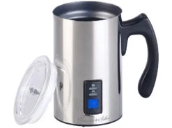 Rosenstein & Söhne Milchschäumer:Elektrischer Edelstahl-Milchaufschäumer, 115/240 Ml, Antihaft, 500 W -Rosenstein & Söhne Shop zx6037 2