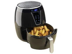 Alternative view of Rosenstein & Söhne Friteuse:Digitale Multi-Heißluft-Fritteuse Mit 8 Programmen, 1.500 W, 4,5 L