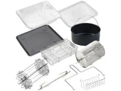 Rosenstein & Söhne Heißluftfriteuse:Digitale XXXL-Heißluft-Fritteuse & Umluft-Backofen Mit Zubehörset 9 Rosenstein & Söhne Heißluftfriteuse:Digitale XXXL-Heißluft-Fritteuse & Umluft-Backofen Mit Zubehörset -Rosenstein & Söhne Shop zx6086 12