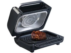 Rosenstein & Söhne Rauchfreier BBQ Grill:Digitale 3in1-Heißluft-Fritteuse Mit Tischgrill, 12 Programme, 6,5 L 16 Rosenstein & Söhne Rauchfreier BBQ Grill:Digitale 3in1-Heißluft-Fritteuse Mit Tischgrill, 12 Programme, 6,5 L -Rosenstein & Söhne Shop zx6141 14