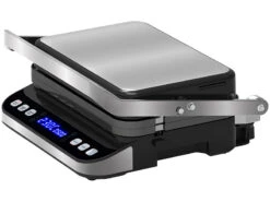 Rosenstein & Söhne Sandwichmaker:Digitaler Panini-, Sandwich- & Kontaktgrill, Timer & Memory, 2.000 W -Rosenstein & Söhne Shop zx6151 0