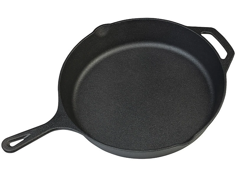 TS Bratpfanne Induktion:4er-Set Gusseisen-Pfannen Mit Je 1x Ø 12,5 / 16,5 / 21 Und 30 Cm 6 TS Bratpfanne Induktion:4er-Set Gusseisen-Pfannen Mit Je 1x Ø 12,5 / 16,5 / 21 Und 30 Cm – Bild 6